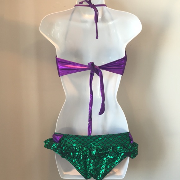 Hot topic. Little mermaid swim suit. Never worn. Super cute and fun. - Picture 7 of 9